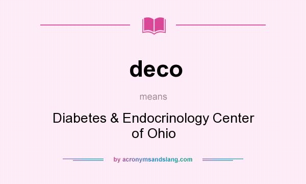 diabetes and endocrinology center of ohio