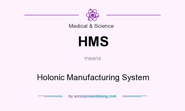 What does HMS mean? It stands for Holonic Manufacturing System