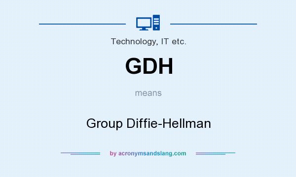 What does GDH mean? It stands for Group Diffie-Hellman