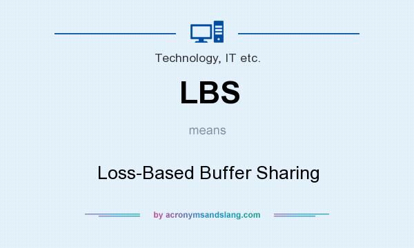 What does LBS mean? It stands for Loss-Based Buffer Sharing