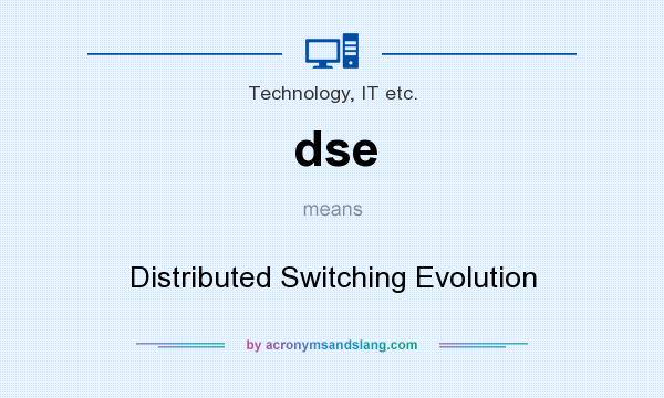 What does dse mean? It stands for Distributed Switching Evolution