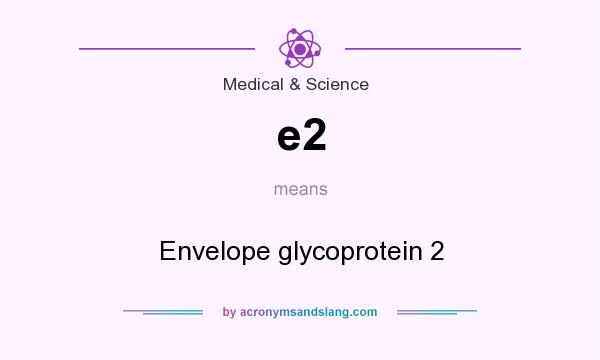 What does e2 mean? It stands for Envelope glycoprotein 2