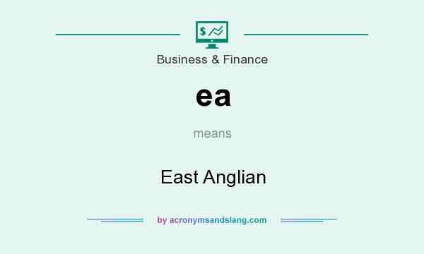What does ea mean? It stands for East Anglian