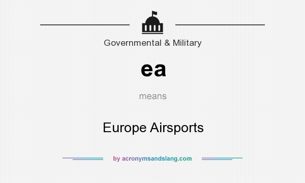 What does ea mean? It stands for Europe Airsports