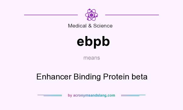 What does ebpb mean? It stands for Enhancer Binding Protein beta