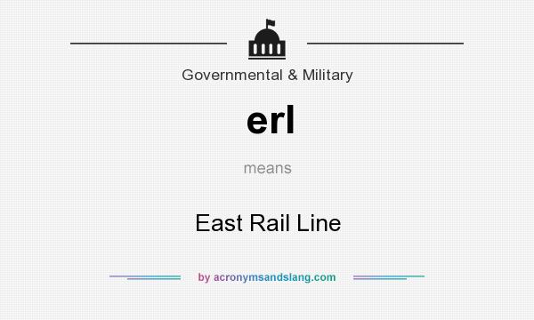 What does erl mean? It stands for East Rail Line