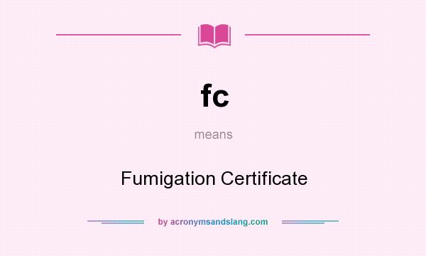 Fumigate meaning