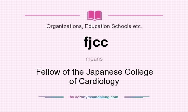 What does fjcc mean? It stands for Fellow of the Japanese College of Cardiology