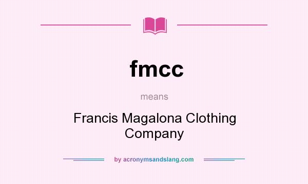 What does fmcc mean? It stands for Francis Magalona Clothing Company