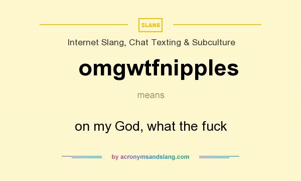 What does omgwtfnipples mean? It stands for on my God, what the fuck