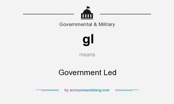 What does gl mean? It stands for Government Led