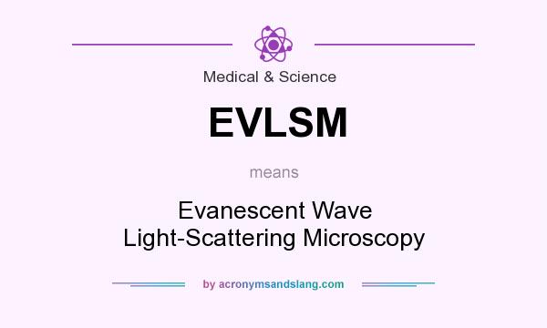 What does EVLSM mean? It stands for Evanescent Wave Light-Scattering Microscopy