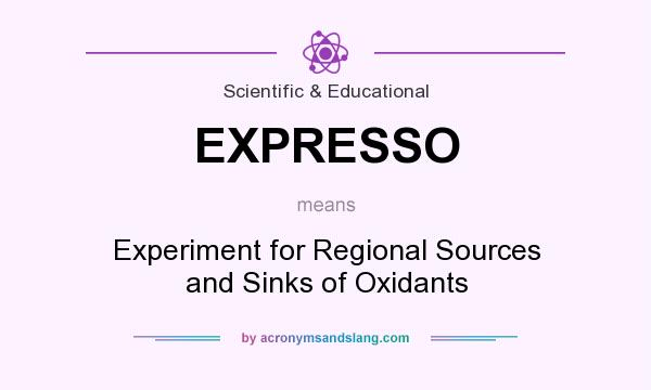 What does EXPRESSO mean? It stands for Experiment for Regional Sources and Sinks of Oxidants