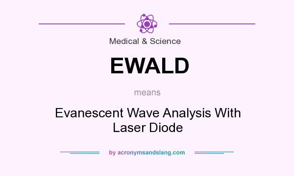What does EWALD mean? It stands for Evanescent Wave Analysis With Laser Diode