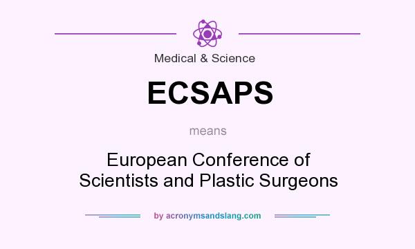 What does ECSAPS mean? It stands for European Conference of Scientists and Plastic Surgeons