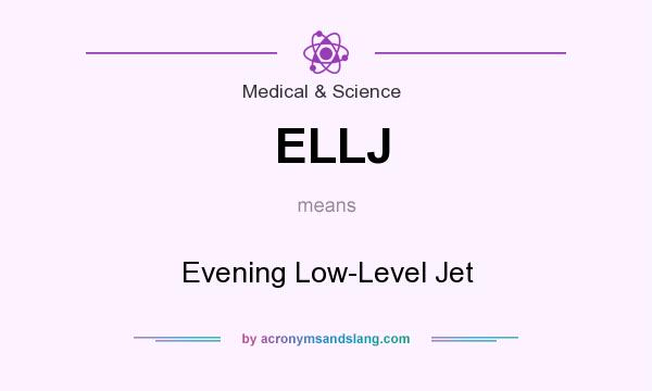 What does ELLJ mean? It stands for Evening Low-Level Jet