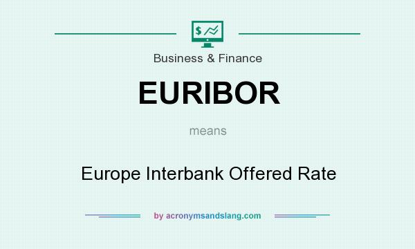 What does EURIBOR mean? It stands for Europe Interbank Offered Rate