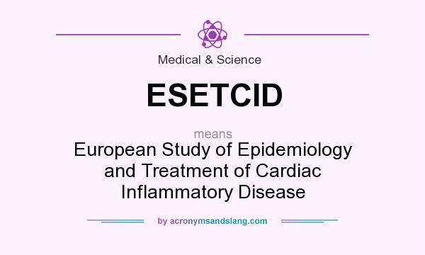 What does ESETCID mean? It stands for European Study of Epidemiology and Treatment of Cardiac Inflammatory Disease