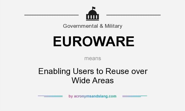 What does EUROWARE mean? It stands for Enabling Users to Reuse over Wide Areas