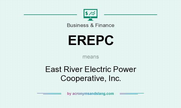What does EREPC mean? It stands for East River Electric Power Cooperative, Inc.