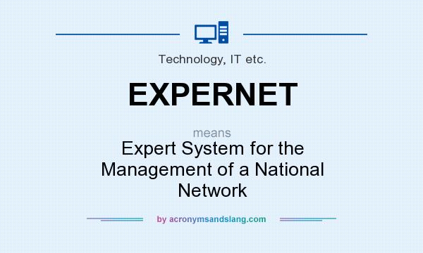 What does EXPERNET mean? It stands for Expert System for the Management of a National Network