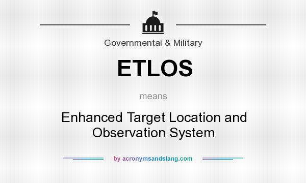 What does ETLOS mean? It stands for Enhanced Target Location and Observation System