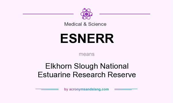 What does ESNERR mean? It stands for Elkhorn Slough National Estuarine Research Reserve