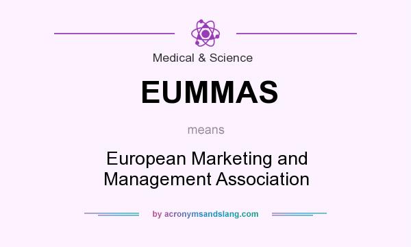 What does EUMMAS mean? It stands for European Marketing and Management Association
