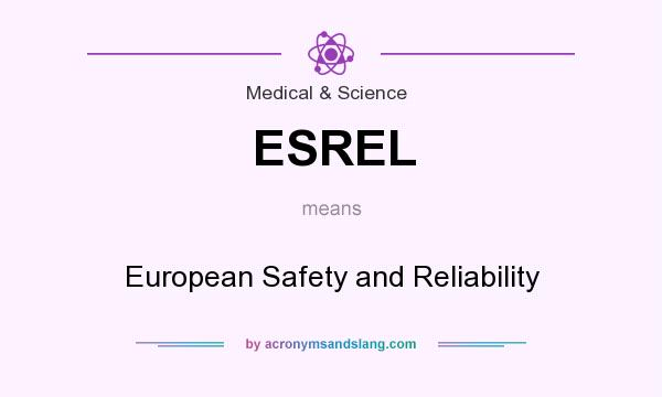 What does ESREL mean? It stands for European Safety and Reliability