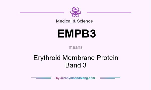 What does EMPB3 mean? It stands for Erythroid Membrane Protein Band 3