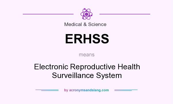 What does ERHSS mean? It stands for Electronic Reproductive Health Surveillance System