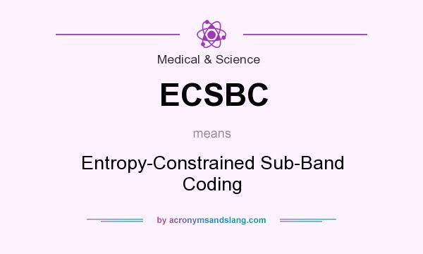 What does ECSBC mean? It stands for Entropy-Constrained Sub-Band Coding