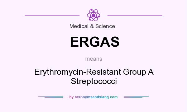 What does ERGAS mean? It stands for Erythromycin-Resistant Group A Streptococci