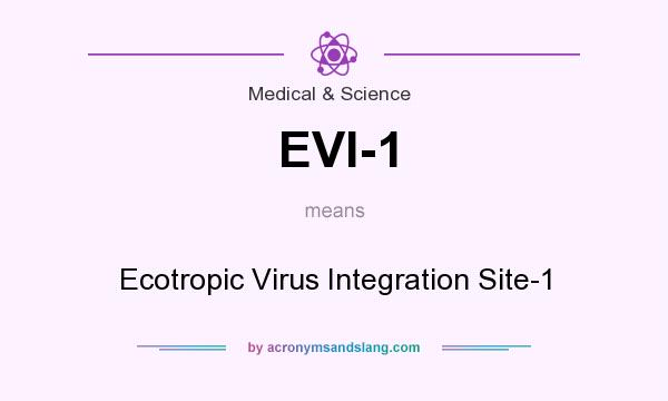 What does EVI-1 mean? It stands for Ecotropic Virus Integration Site-1