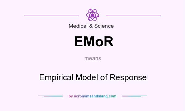 What does EMoR mean? It stands for Empirical Model of Response