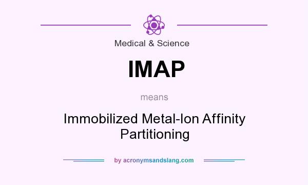 What does IMAP mean? It stands for Immobilized Metal-Ion Affinity Partitioning