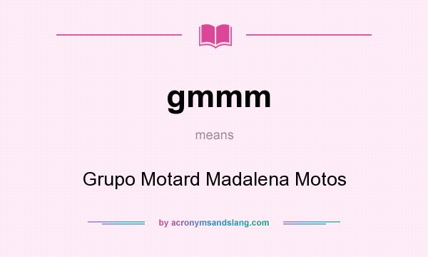 What does gmmm mean? It stands for Grupo Motard Madalena Motos
