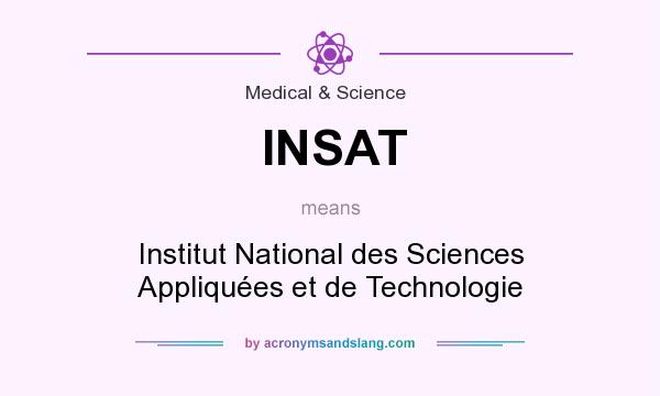 What does INSAT mean? It stands for Institut National des Sciences Appliquées et de Technologie