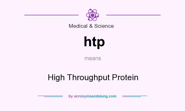 What does htp mean? It stands for High Throughput Protein
