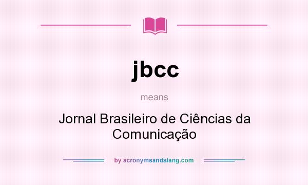What does jbcc mean? It stands for Jornal Brasileiro de Ciências da Comunicação