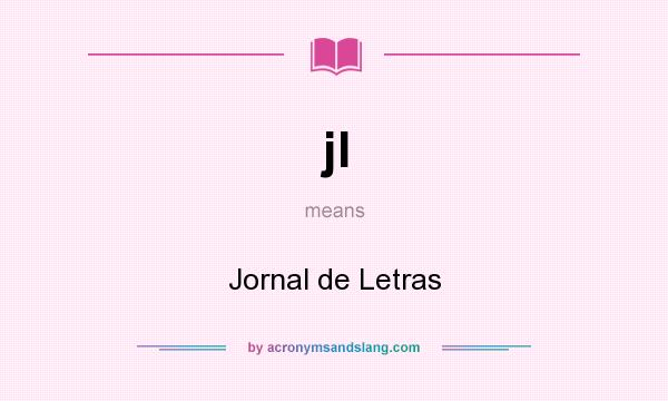 What does jl mean? It stands for Jornal de Letras