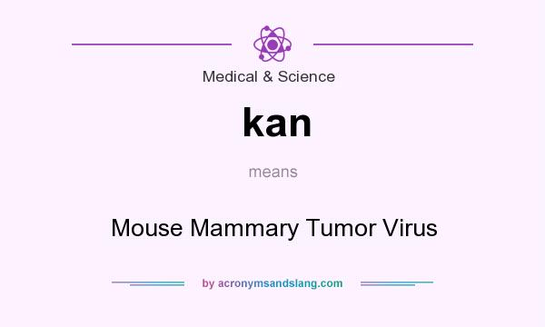 What does kan mean? It stands for Mouse Mammary Tumor Virus