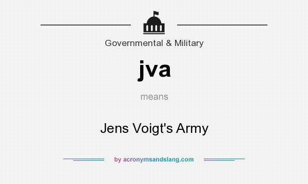 What does jva mean? It stands for Jens Voigt`s Army