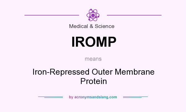 What does IROMP mean? It stands for Iron-Repressed Outer Membrane Protein
