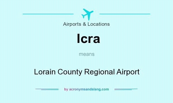 What does lcra mean? It stands for Lorain County Regional Airport