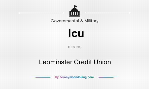 What does lcu mean? It stands for Leominster Credit Union