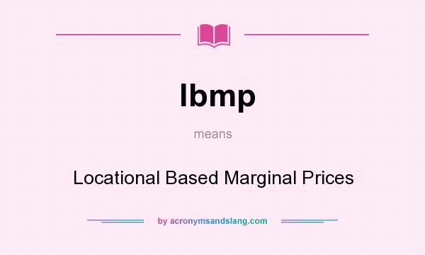 What does lbmp mean? It stands for Locational Based Marginal Prices