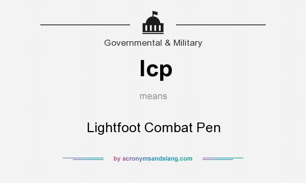 What does lcp mean? It stands for Lightfoot Combat Pen