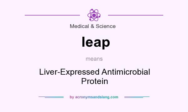 What does leap mean? It stands for Liver-Expressed Antimicrobial Protein