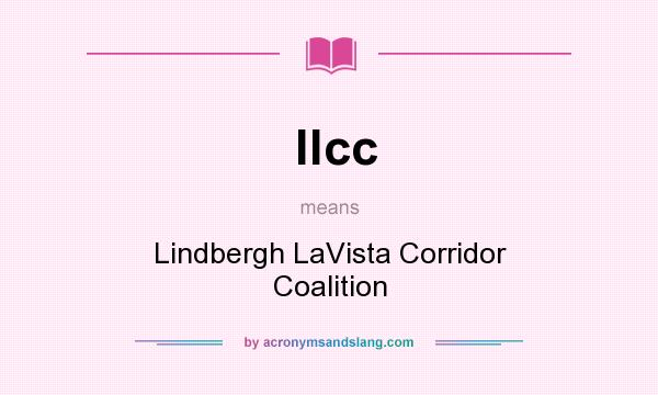 What does llcc mean? It stands for Lindbergh LaVista Corridor Coalition